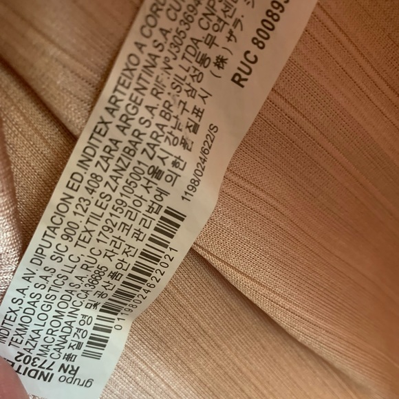 π EUC Zara Blush Light Pink Top | Size S - Picture 4 of 5